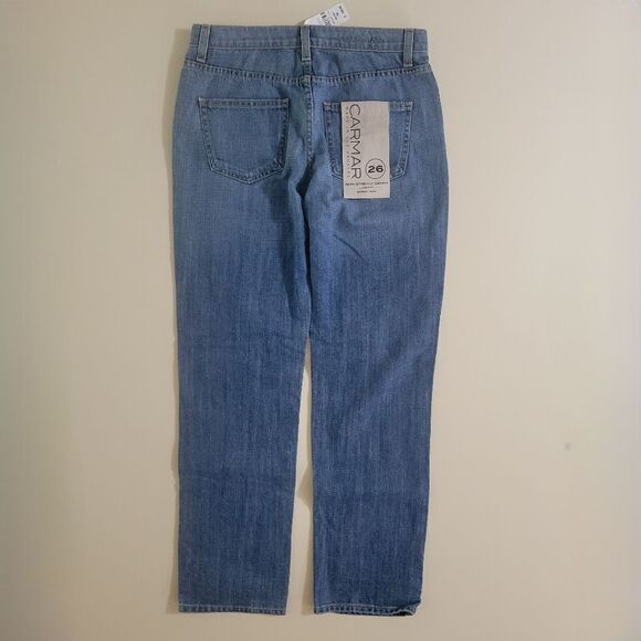 Carmar Women's Non-stretch Low Fit Baggy Distressed Jean - Picture 16 of 16